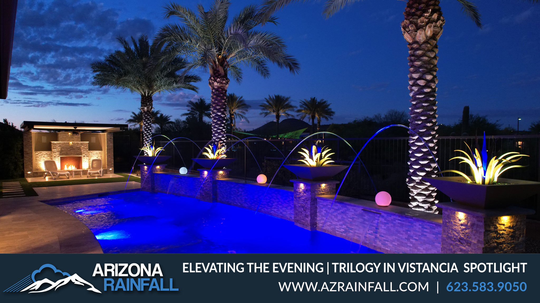 Elevating the Evening at Trilogy in Vistancia - Arizona Rainfall