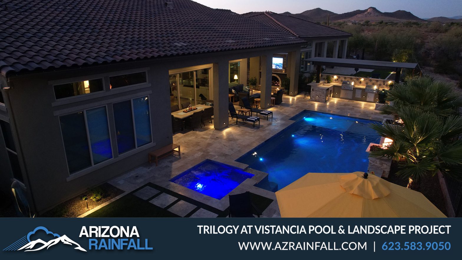 Peoria Pool Builder | Arizona Rainfall